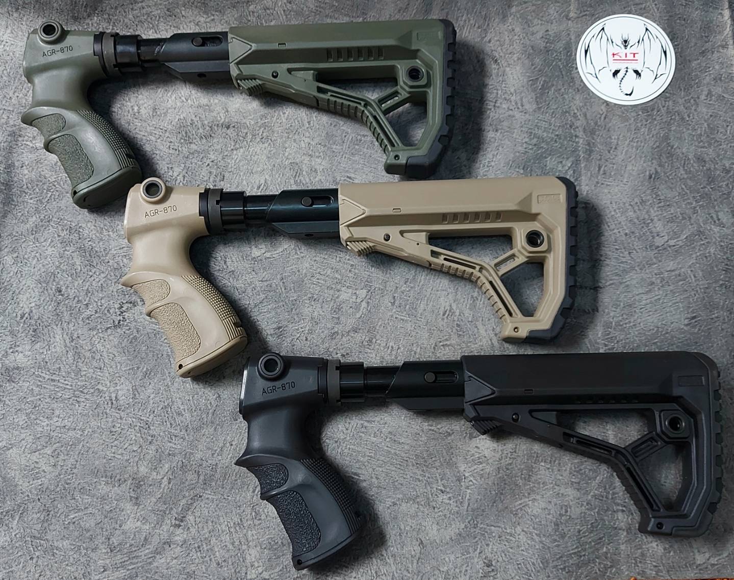 FAB Defense Remington 870 Pistol Grip And Collapsable M4Collapsible Buttstock With Shock Absorber for Remington 870