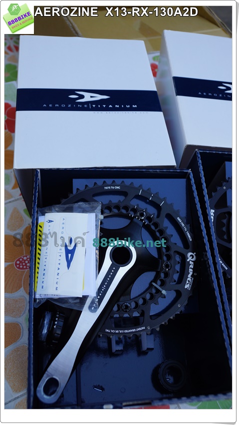 จานหน้า AEROZINE ROTOR RINGS รุ่น AM X13-RX-110A2D Road Racing, 50-34T ขาจาน 170มม