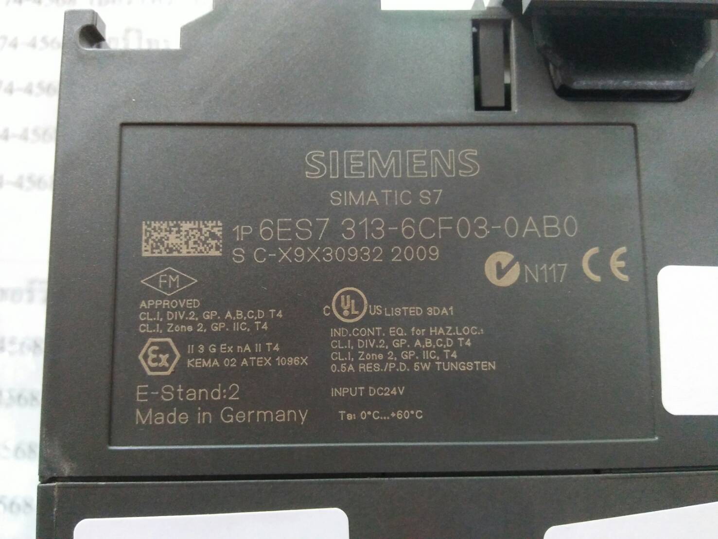 6ES7 313-6CF03-0AB0 PLC “ SIEMENS ”