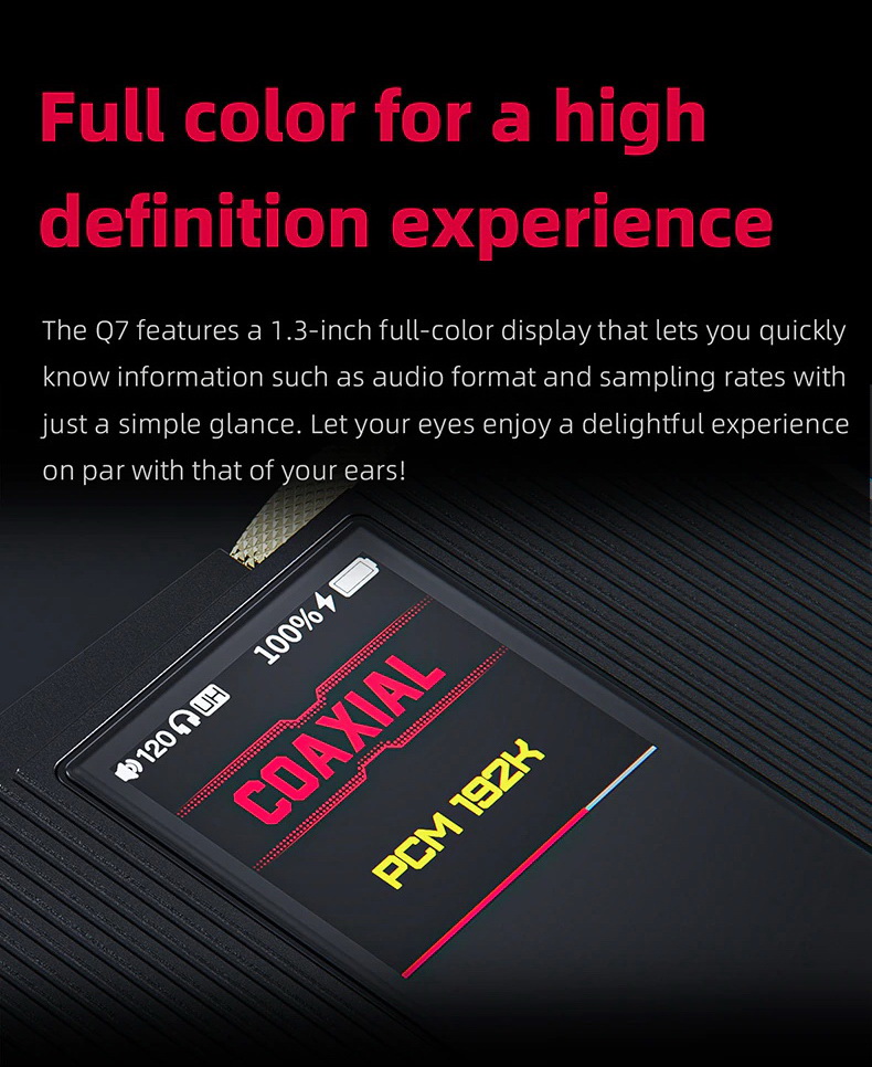 FiiO Q7 ของแท้ รับประกันศูนย์ไทย Bluetooth DAC/AMP พกพา ระดับเรือธง รองรับ Dual Hi-Res