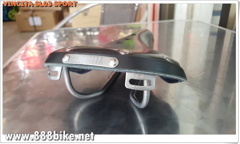 เบาะจักรยาน VINCITA Cow Leather Saddle ทรงสปอร์ต, SL03 SPORT ทัวร์ริ่ง