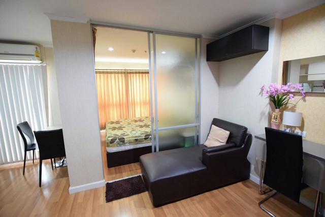 ให้เช่าคอนโด ลุมพินี เพลส รัชโยธิน ตึก D 28 ตร.ม.เฟอร์ครบ มีเครื่องซักผ้า ใกล้ BTS รัชโยธิน