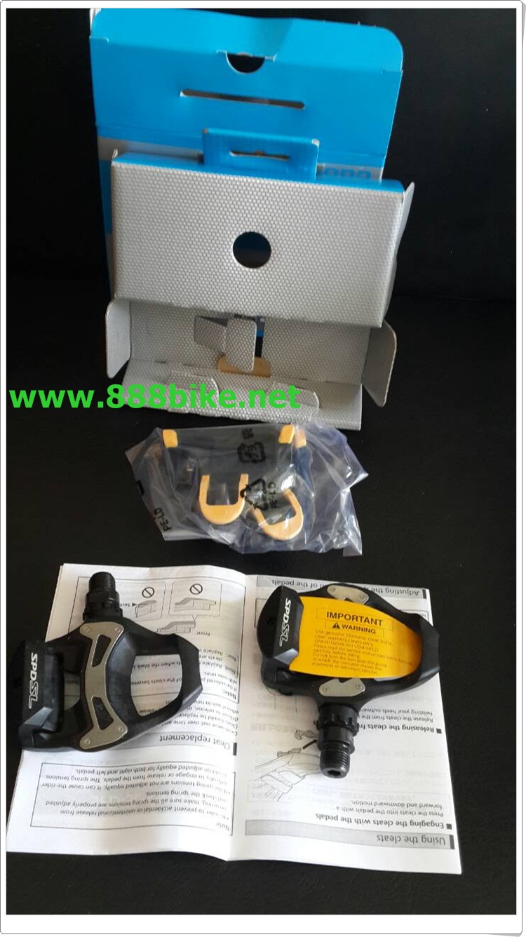 บันไดชิมาโน่ รุ่น PDR550, สีดำ, มีคลีท, ไม่มีทับทิม, มีกล่อง