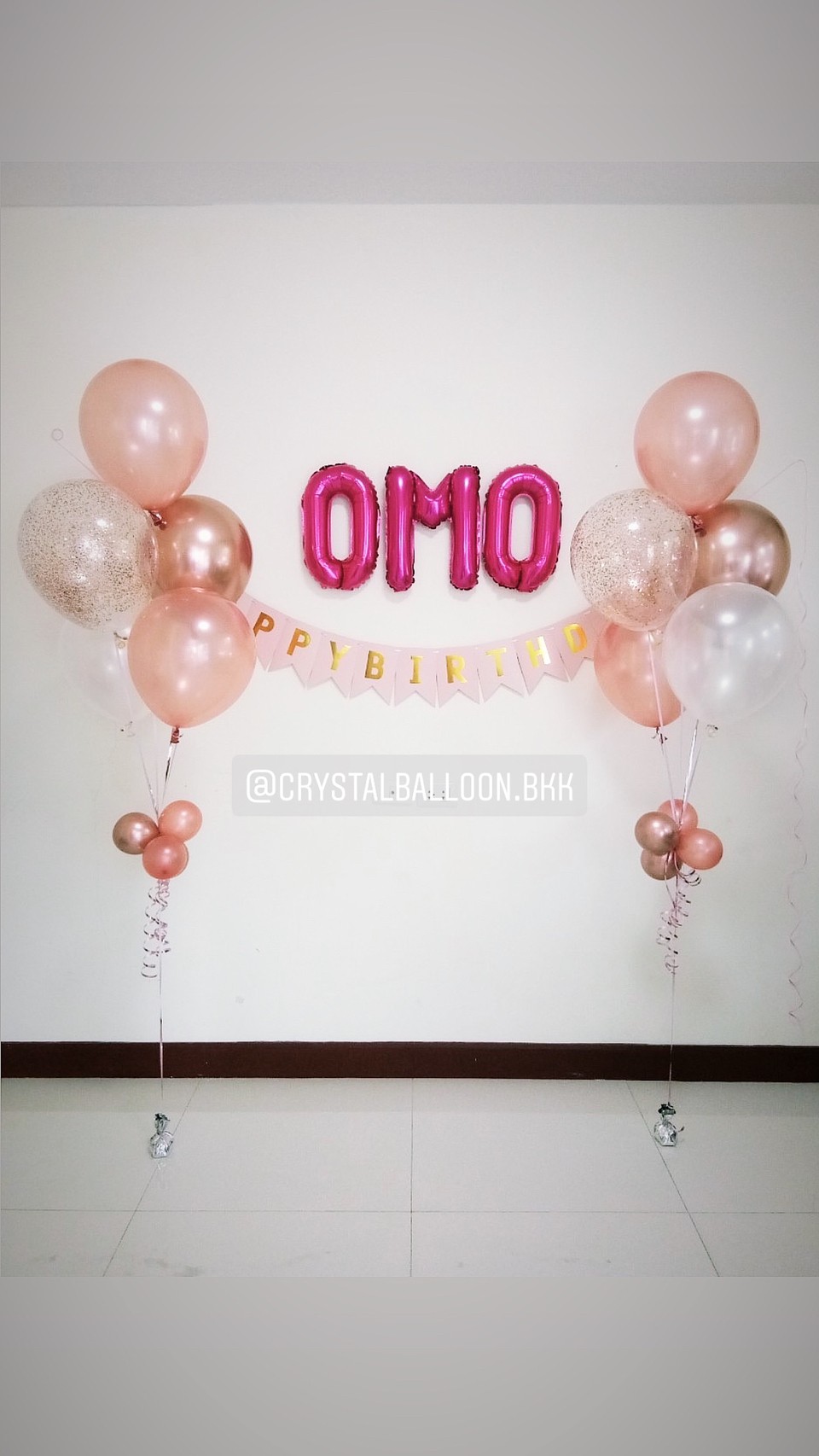 ลูกโป่ง วันเกิดเด็ก ช่อลูกโป่ง ช่อ 5 ลูก 2 ช่อ พร้อม ป้ายธง Happy Birthday พร้อม ฟอยล์ตัวอักษร 3 ตัวอักษร พร้อมตกเเต่ง สามารถเปลี่ยนสีลูกโป่ง/เปลี่ยนสี-ป้ายธง/เปลี่ยนสี-ฟอยล์ตัวอักษรได้