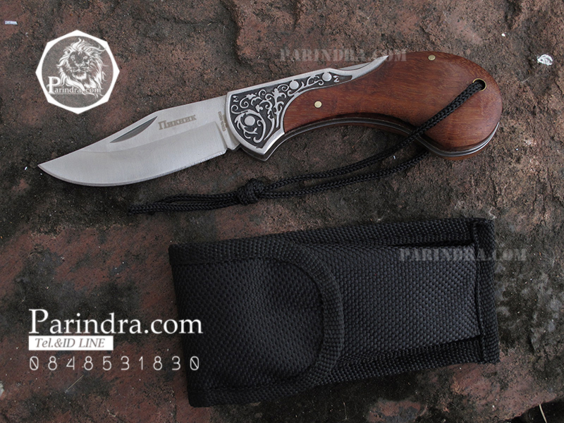 มีดพับ Boda ตั้งแคมป์ ตกปลา ขนาด รูปทรงแปลก สวยงามครับ #001