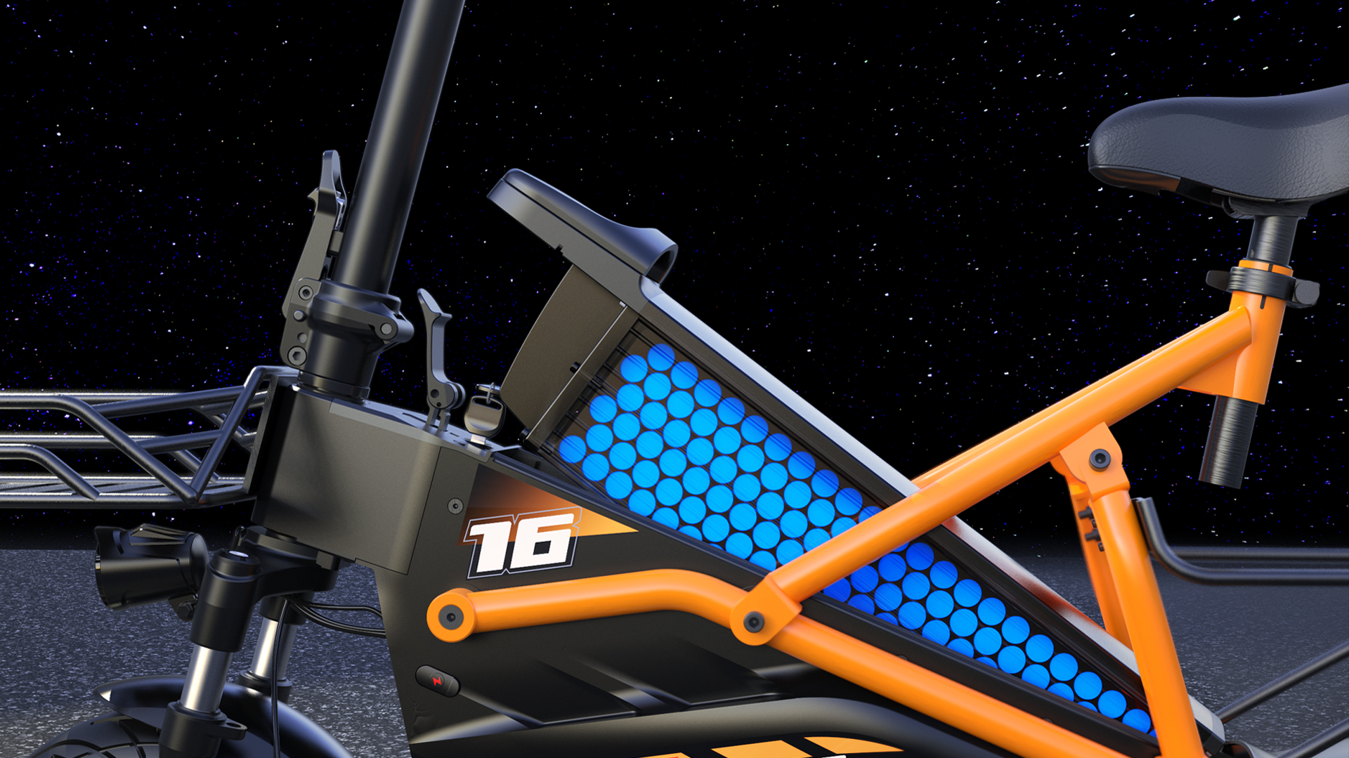 สกูตเตอร์ไฟฟ้า PXID Bestride Pro Electric Scooter New Design 3 Wheel 1000W, batt 48v 23.4Ah มาตรฐานยุโรป (F2)