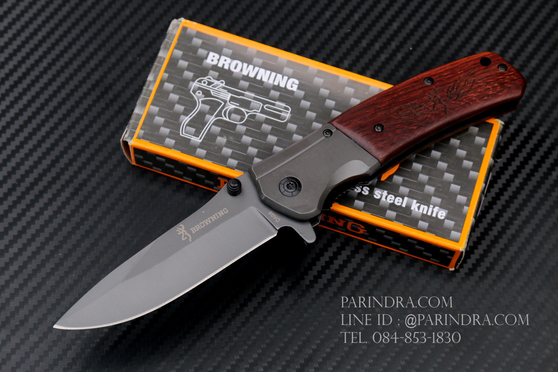 มีดพับ Browning รุ่น DA98 แข็งแรง หนักตัน ทนทานมาก (OEM)