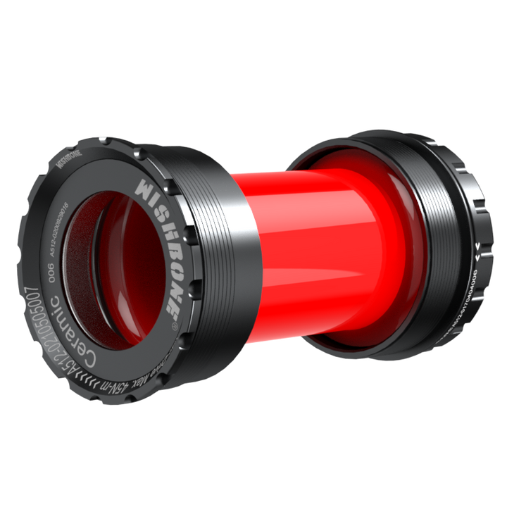 บอตตอมแบร็คเก็ต WISHBONE T47 BBRight | Ceramic Bearings | Shimano, SRAM, Campagnolo Compatible | น้ำหนักเบา 103–104 กรัม | รับประกัน 2 ปี