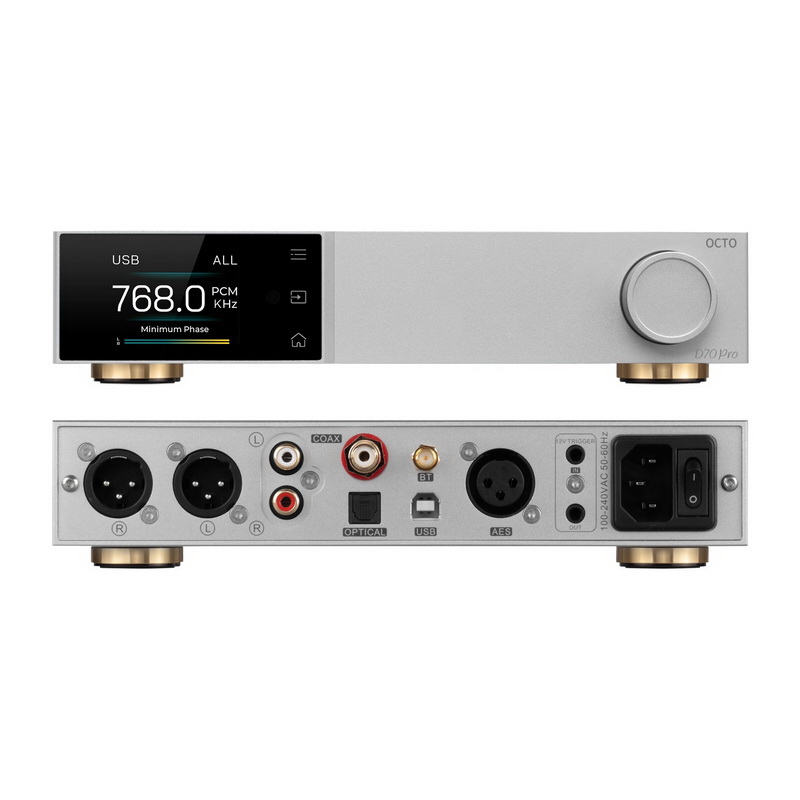 Topping D70 Pro OCTO DAC ตั้งโต๊ะชิป Cirrus Logic CS43198 x8 รองรับ Dual Hi-Res ประกันศูนย์ไทย