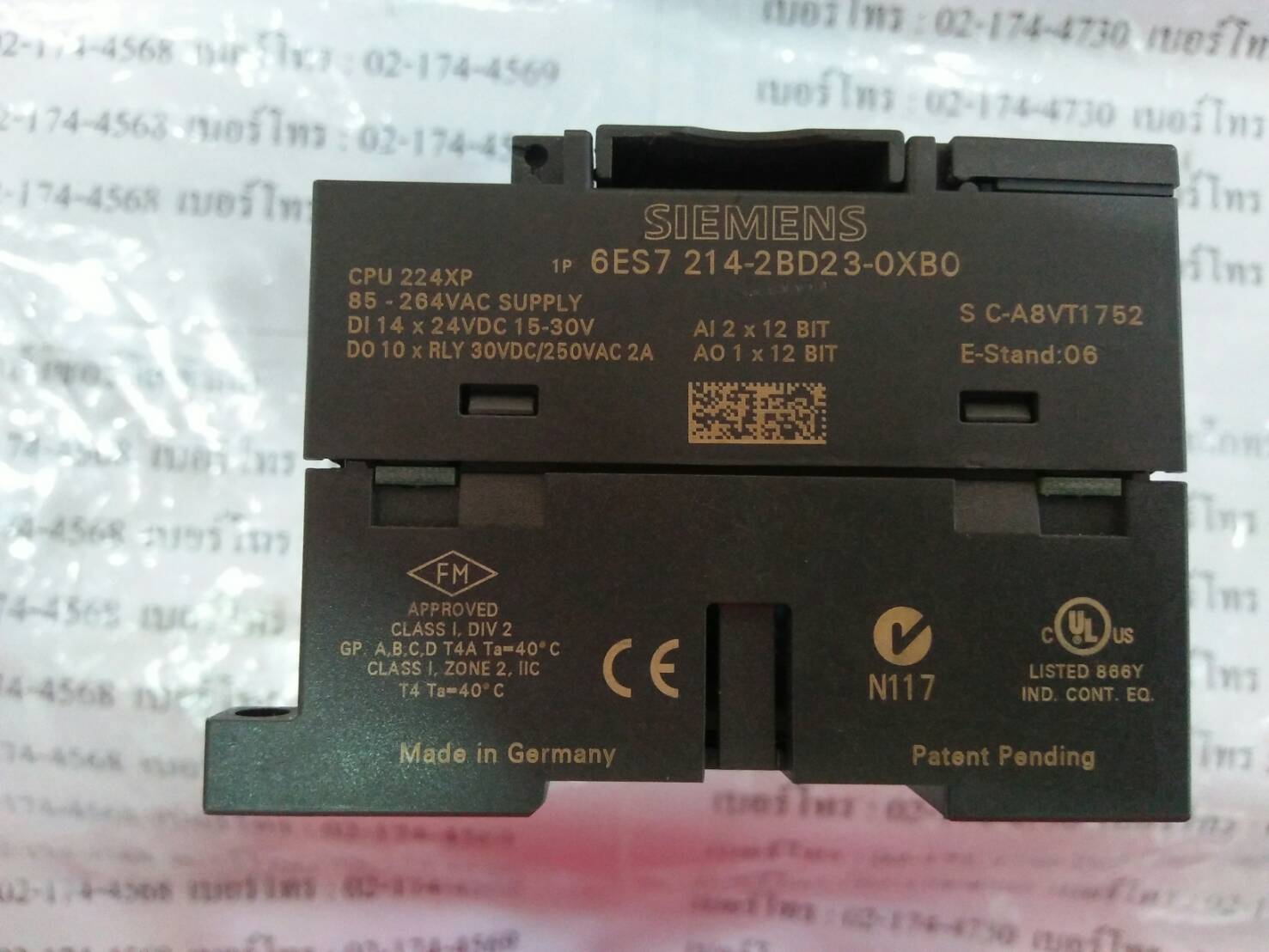 PLC “ SIEMENS ” รุ่น 6ES7 214-2BD23-0XB0
