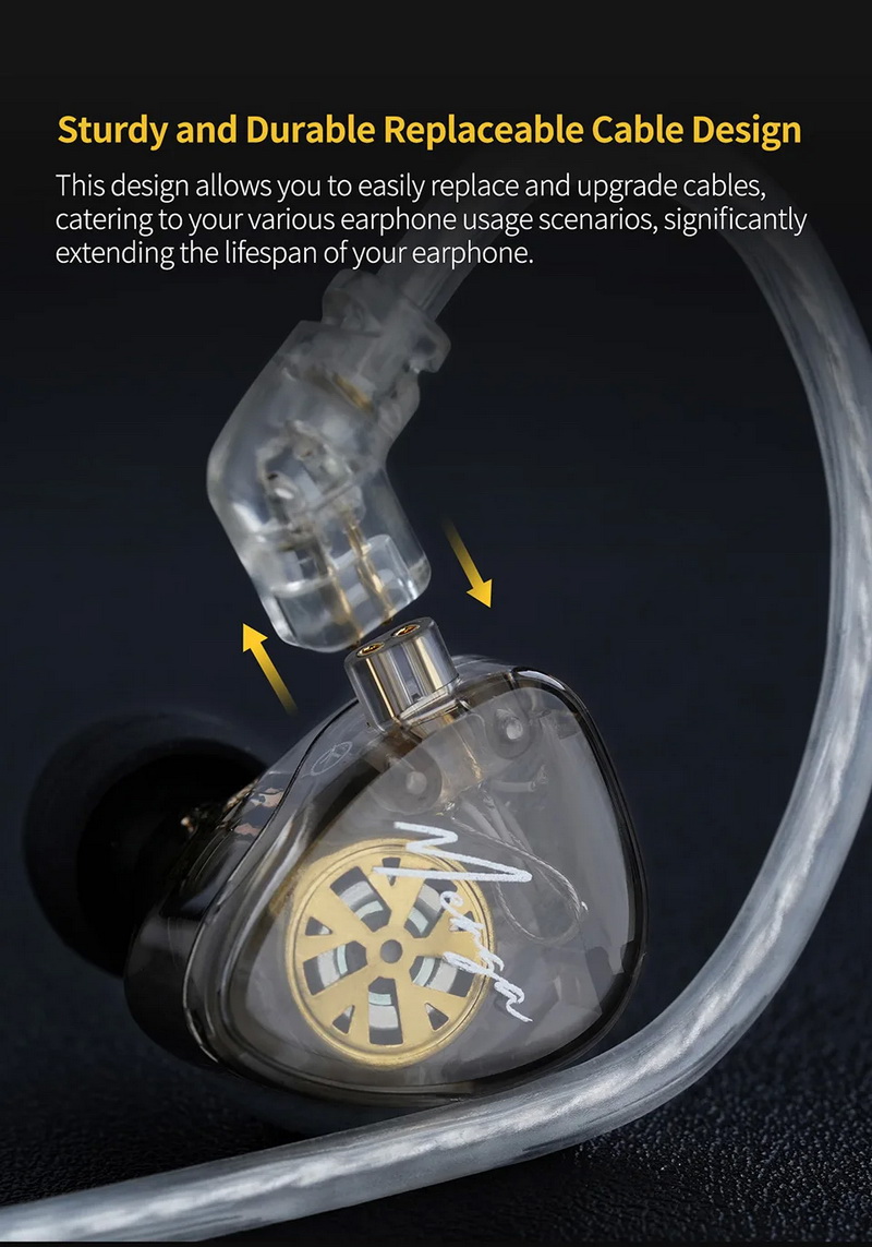 KZ Merga หูฟัง IEMs 2 ไดรเวอร์ Dynamic เบสทรงพลัง เส้นโค้งเสียงที่ดีเยี่ยม ประกันศูนย์ไทย