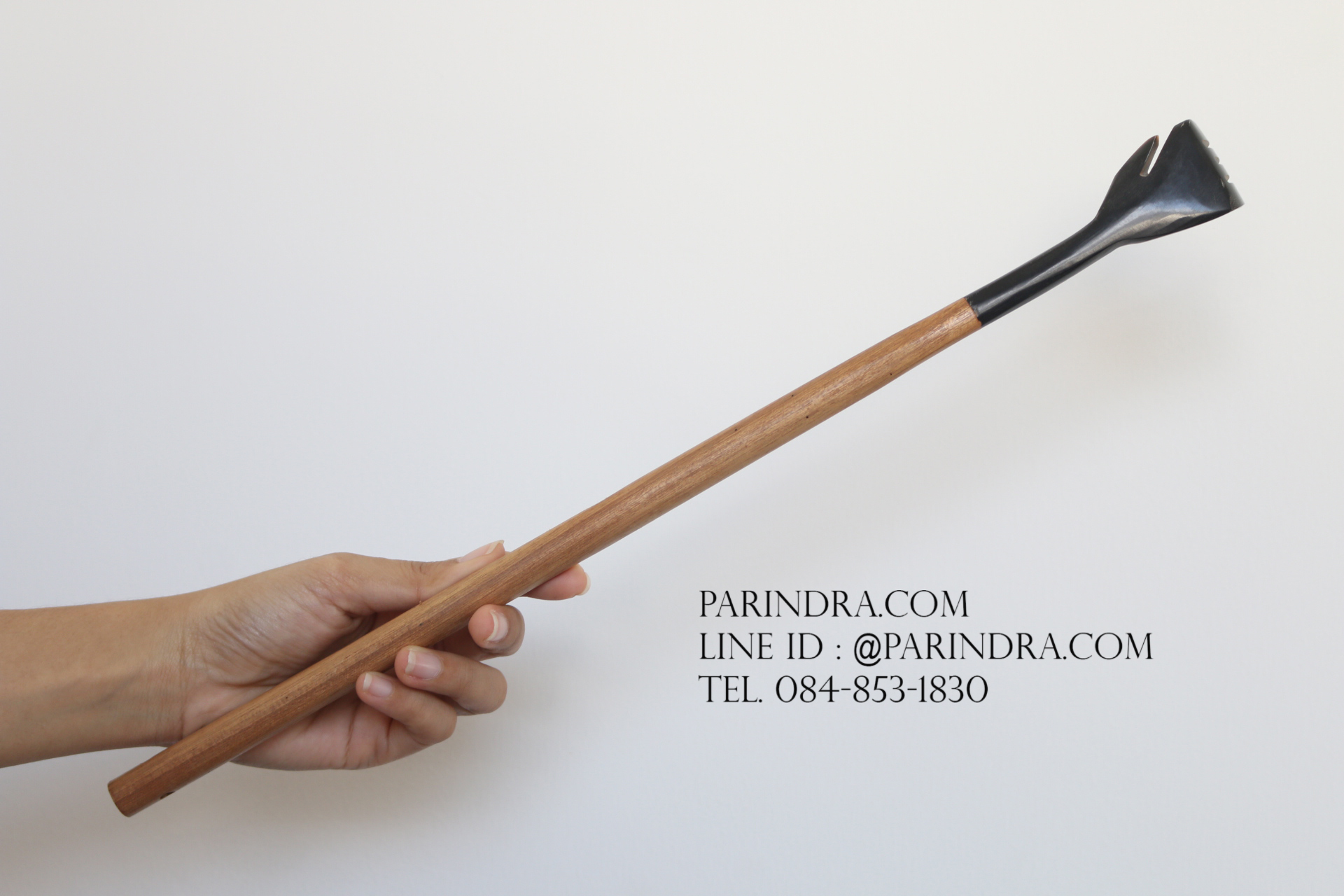 ไม้เกาหลังด้ามไม้ มือเกาทำจากเขาสัตว์ 001