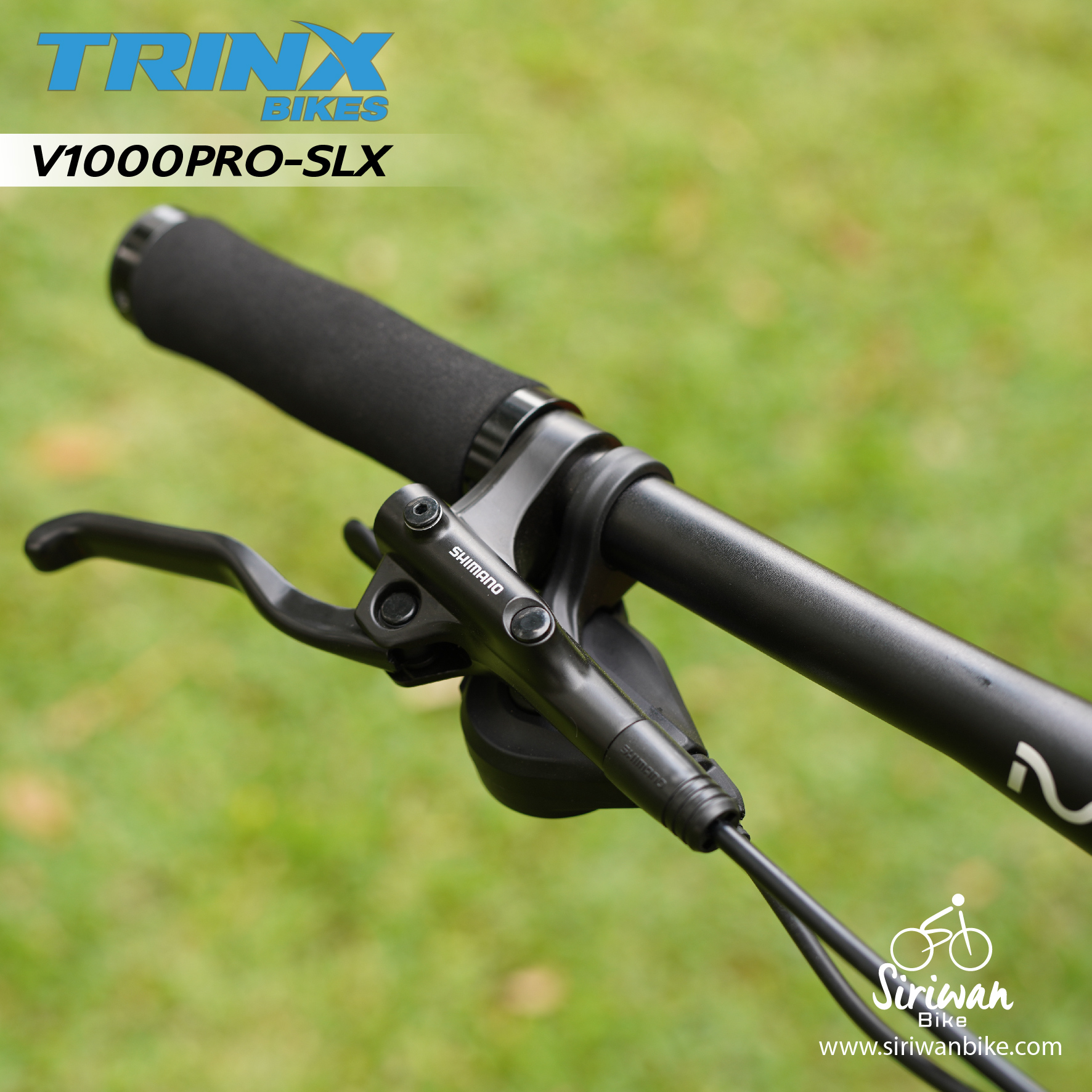 จักรยานเสือภูเขา TRINX V1000 Pro Thru-Axle 29er wheelset, CARBON Frame, 29er 12สปีด เกียร์ SLX TRINX MY2022