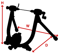 MINOURA เทรนเน่อร์ รุ่นสัมผัสหน้ายาง MAGRIDE-60D, ไม่มีรีโมท