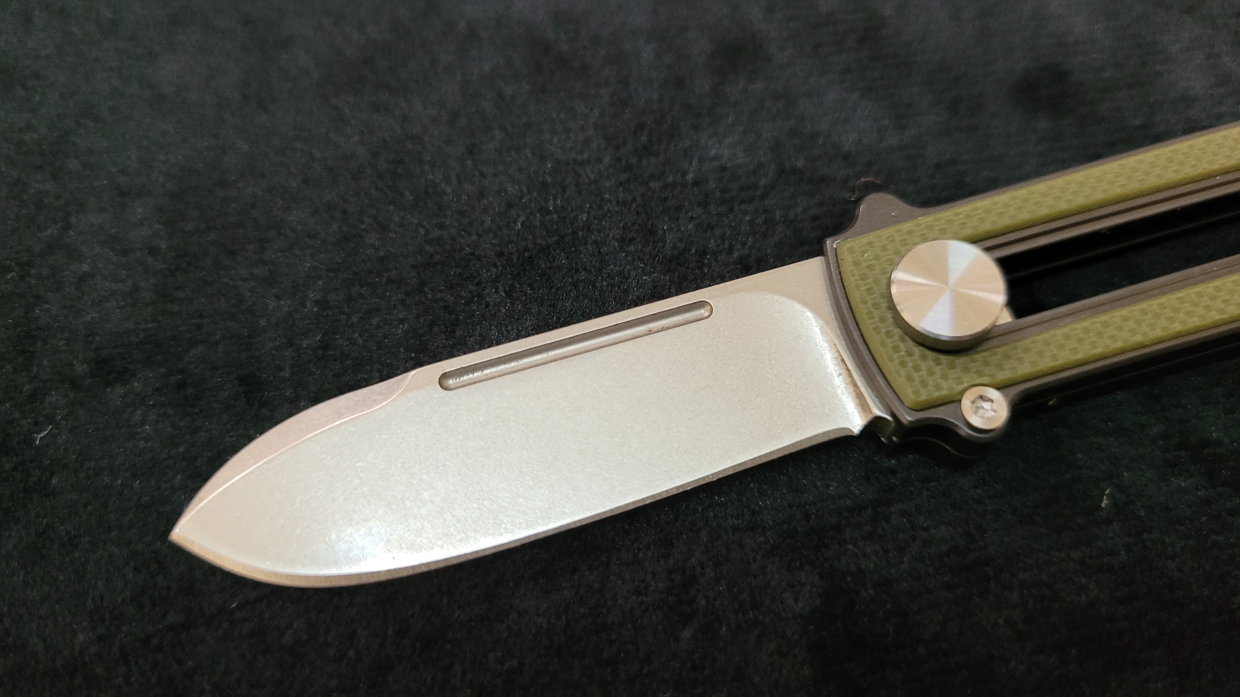Zr BarloX with M390 Blade-for a short time Dealer's Cost Green Stonewash Blade