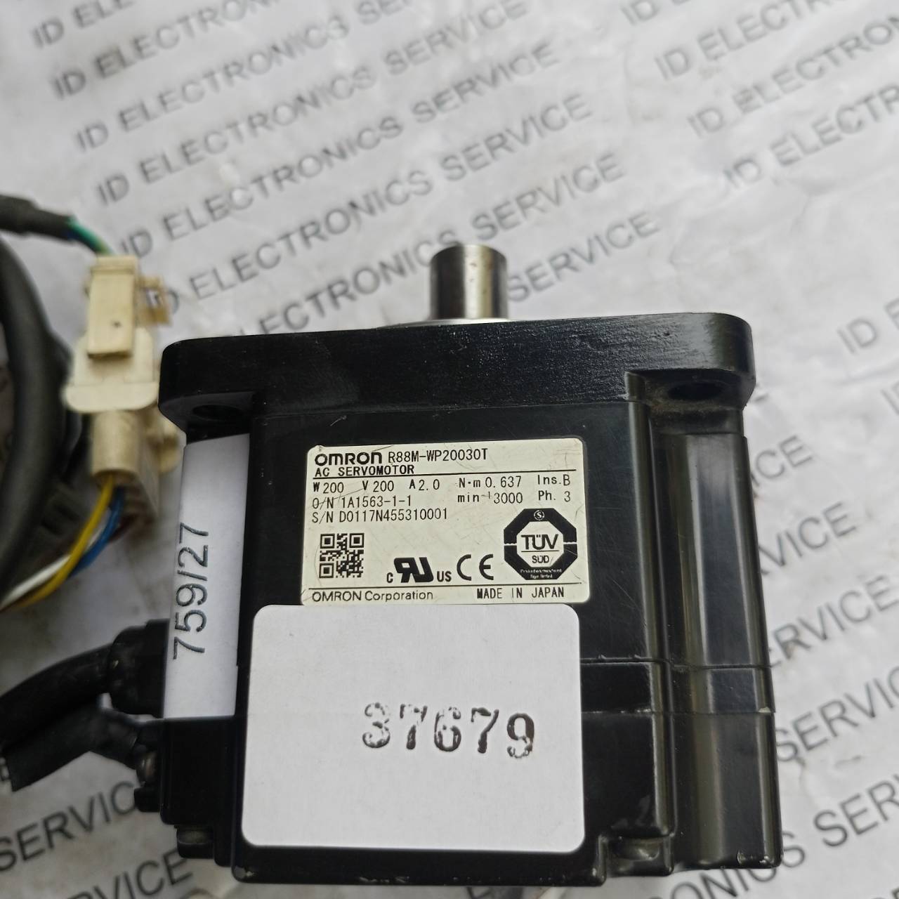 R88M-WP20030T SERVO MOTOR " OMRON "