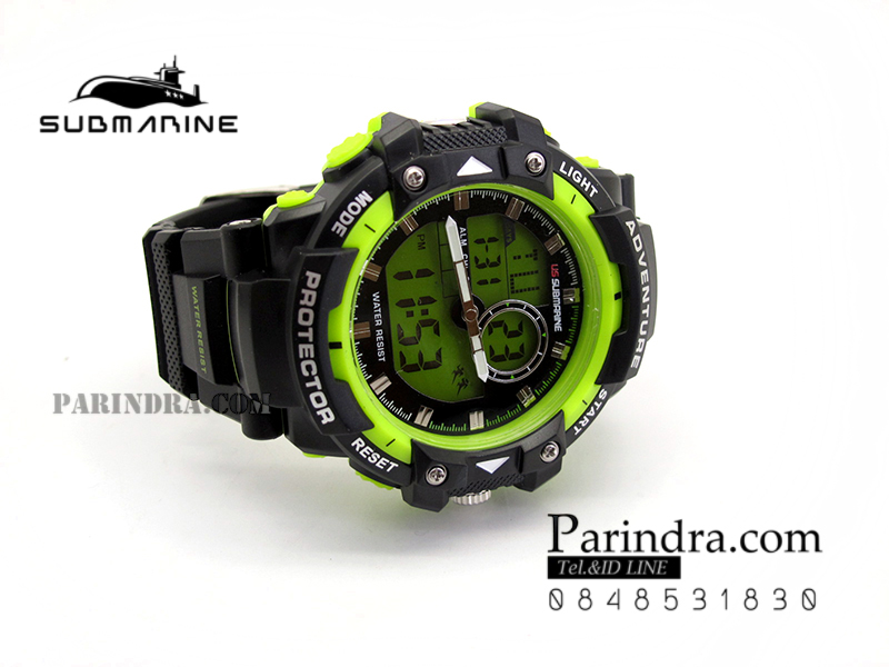 นาฬิกา US submarine TP3168M ดำ-เขียว
