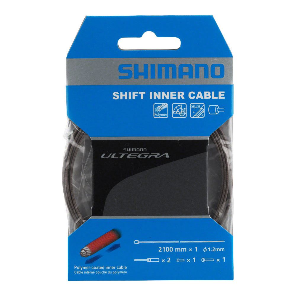 สายในเกียร์รุ่นโพลีเมอร์โคท,Shimano Ultegra Polymer Coated, 2100MM (กล่องละ 20 เส้น)