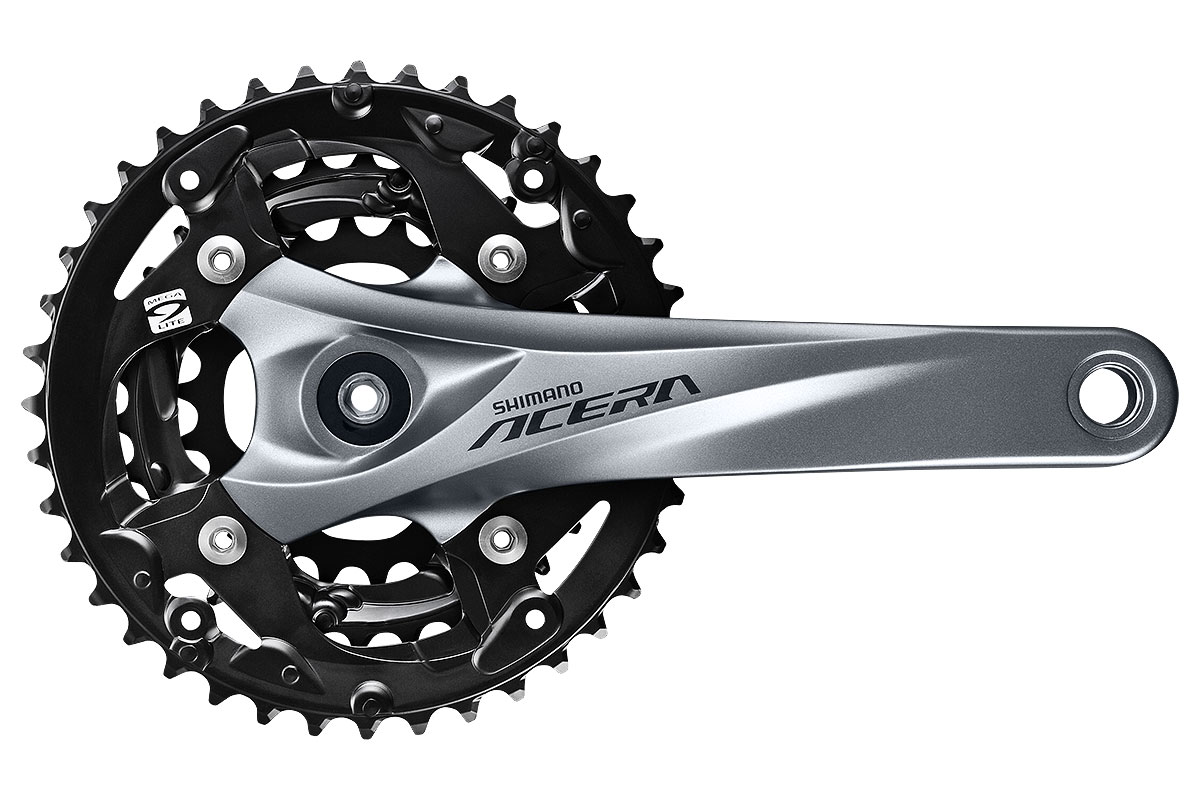 จาน ACERA, FC-M3000, 9-SPD, 40/30/22T, 175MM, ไม่มีกะโหลก (MALAY)