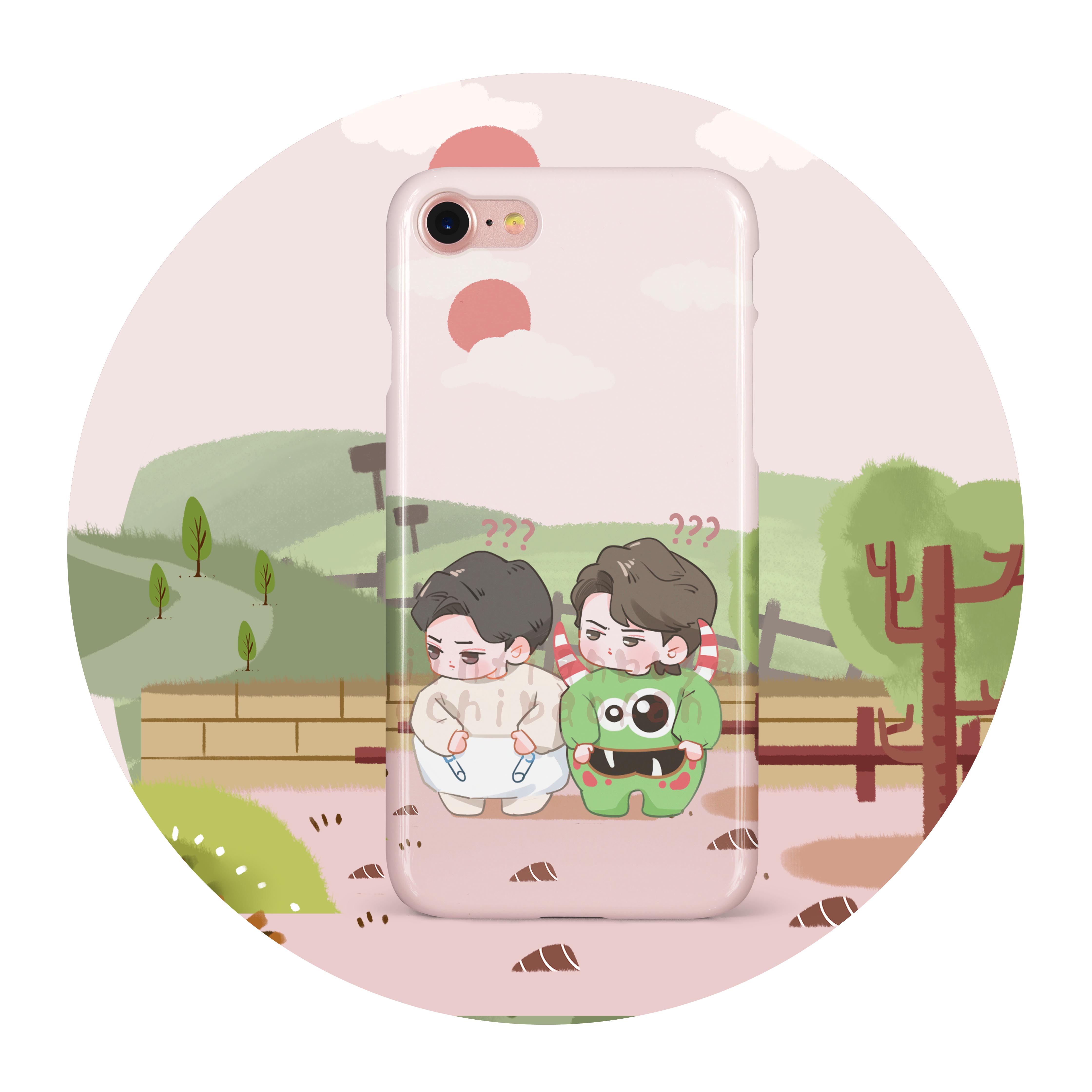 เคสลายการ์ตูน ป๋อจ้าน
