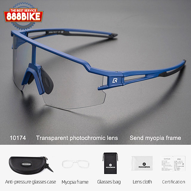 ROCKBROS Photochromic Cycling Eyewear | แว่นตาปรับแสงอัตโนมัติสำหรับปั่นจักรยาน