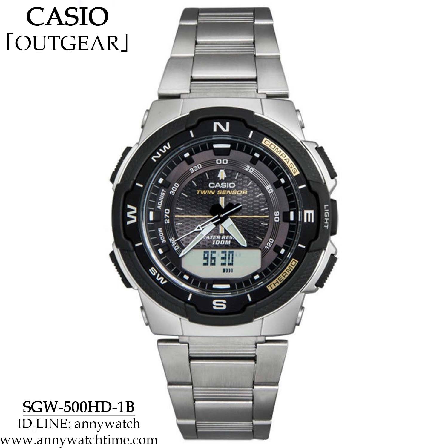 CASIO SGW-500HD-1B
