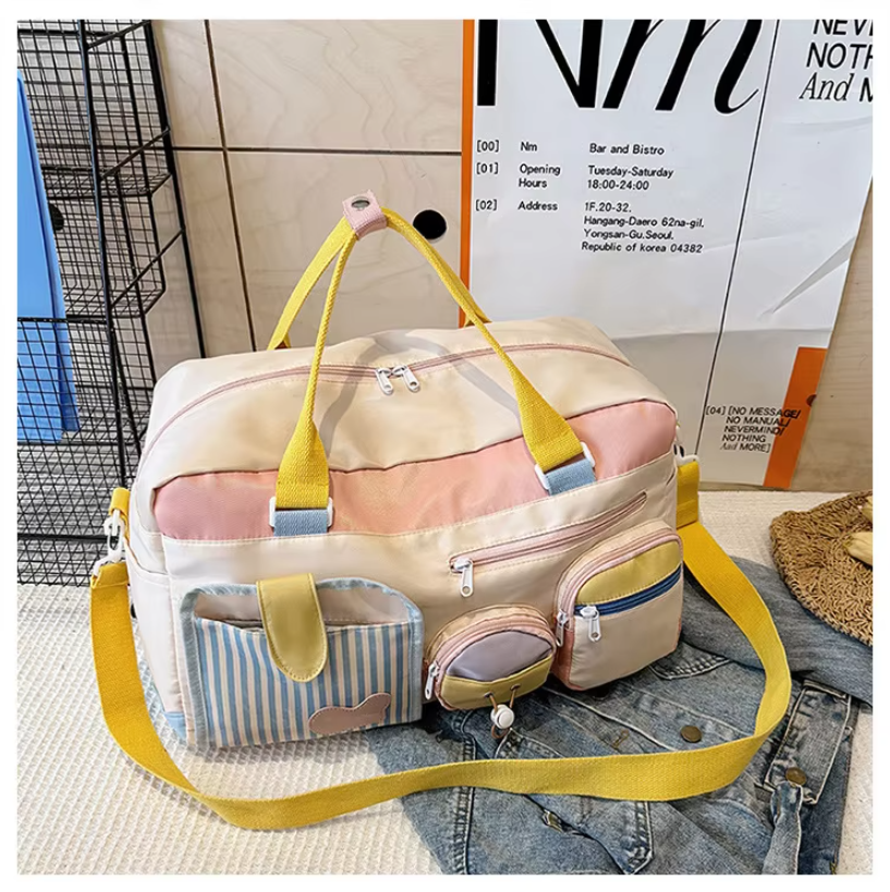 กระเป๋าเดินทางแบบหิ้วพร้อมสายสะพายข้าง รุ่น A-9919 ขนาด ก.47*ส.27*ก้น 22 ซม.