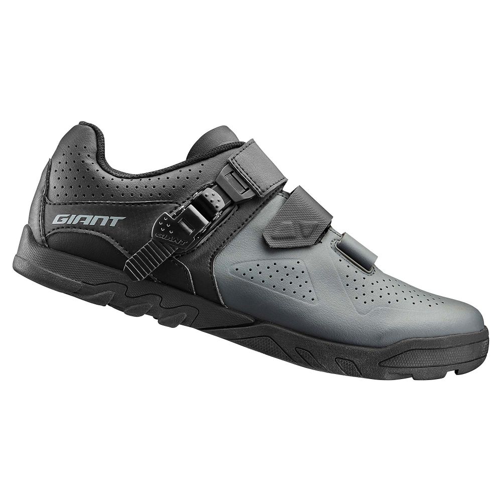 รองเท้าปั่นจักรยาน รองเท้าเสือภูเขา Giant Line MTB Shoe - grey/black EU41-EU45.