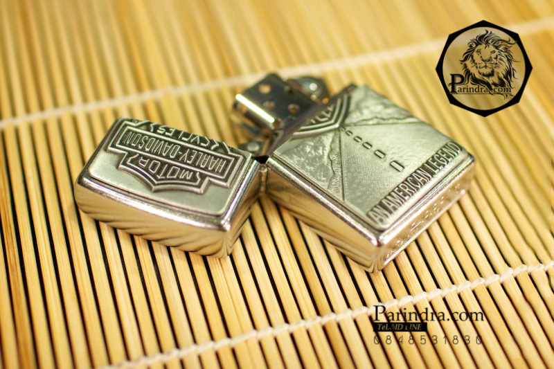 ไฟแช็ค Zippo แท้ "Zippo 20229, Harley Davidson, Emblem, Street Chrome" แท้นำเข้า 100%