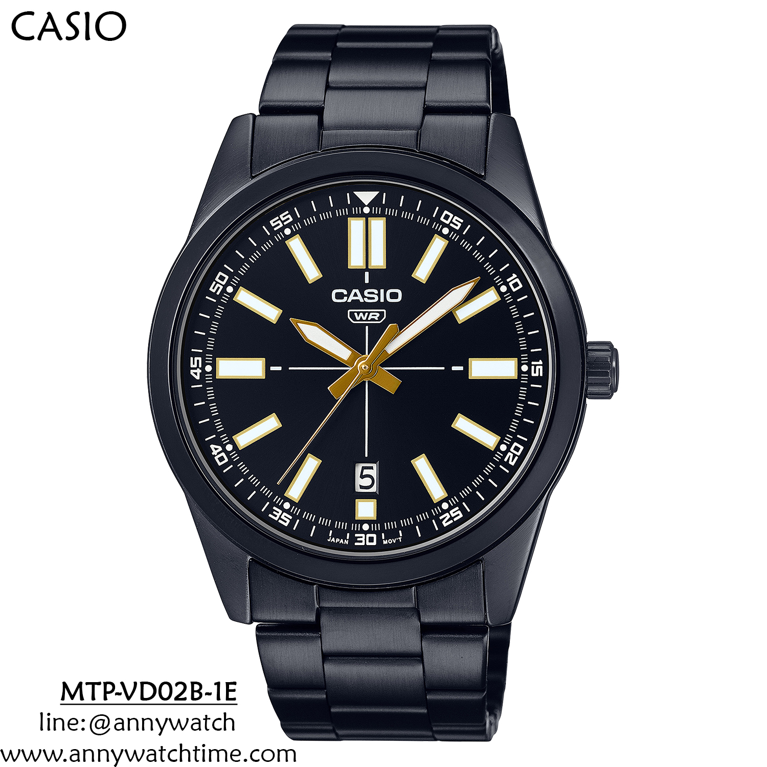 CASIO MTP-VD02B-1E