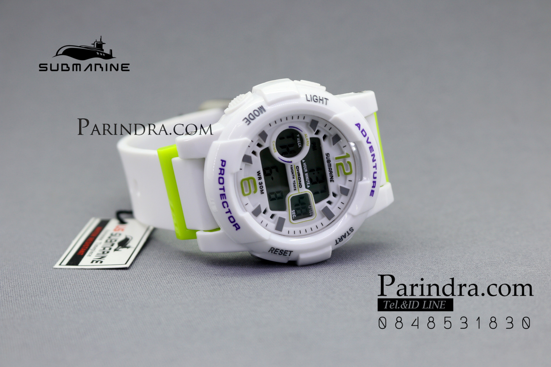 นาฬิกา US submarine รุ่น TP1350L สีขาวตัวเขียว