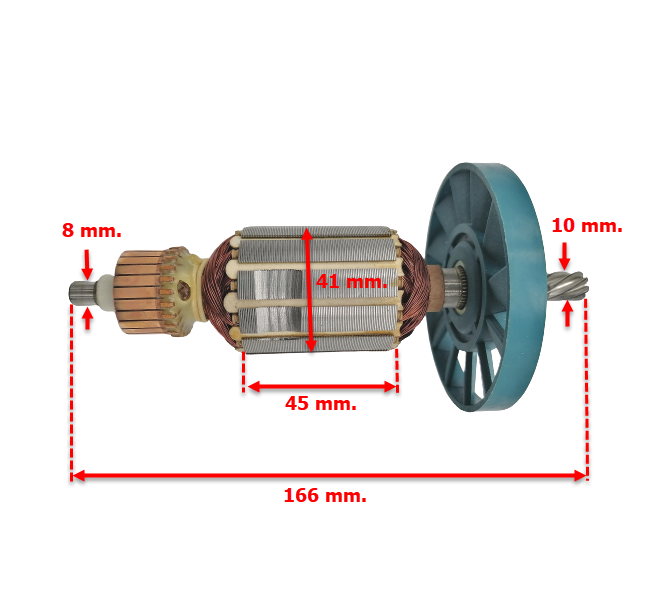 ทุ่น สว่านโรตารี่ Makita มากีต้า รุ่น HR3520