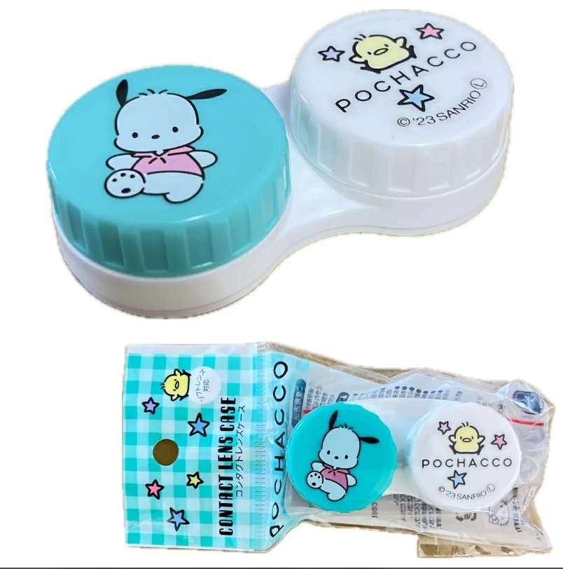 Sanrio Contact Lens Case ตลับคอนแทคเลนส์ (KuromiXMy Melody / Hangyodon / Pochacco)