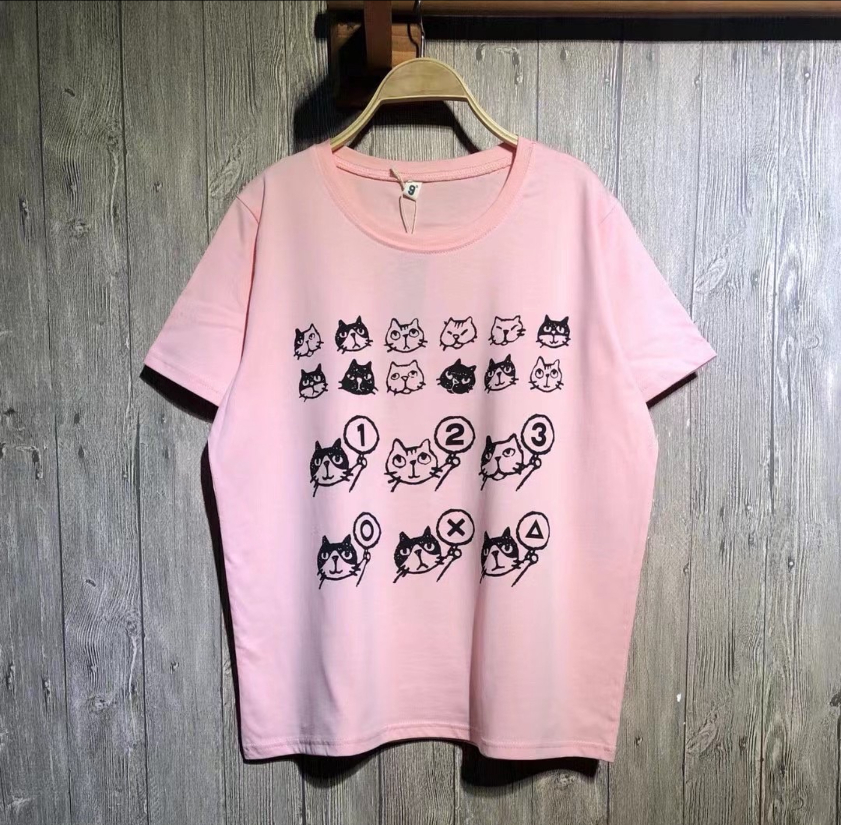 เสื้อยืดสกรีนลายแมว 9am