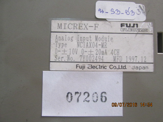 PLC " FUJI " รุ่น NC1AX04-MR