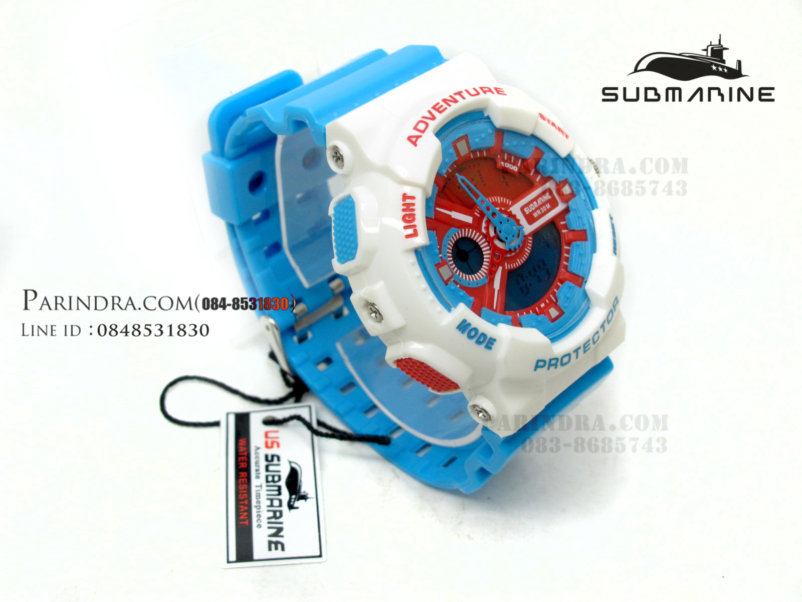 นาฬิกา US submarine Adventure Protector รุ่น TP3163M สีฟ้า-ขาว
