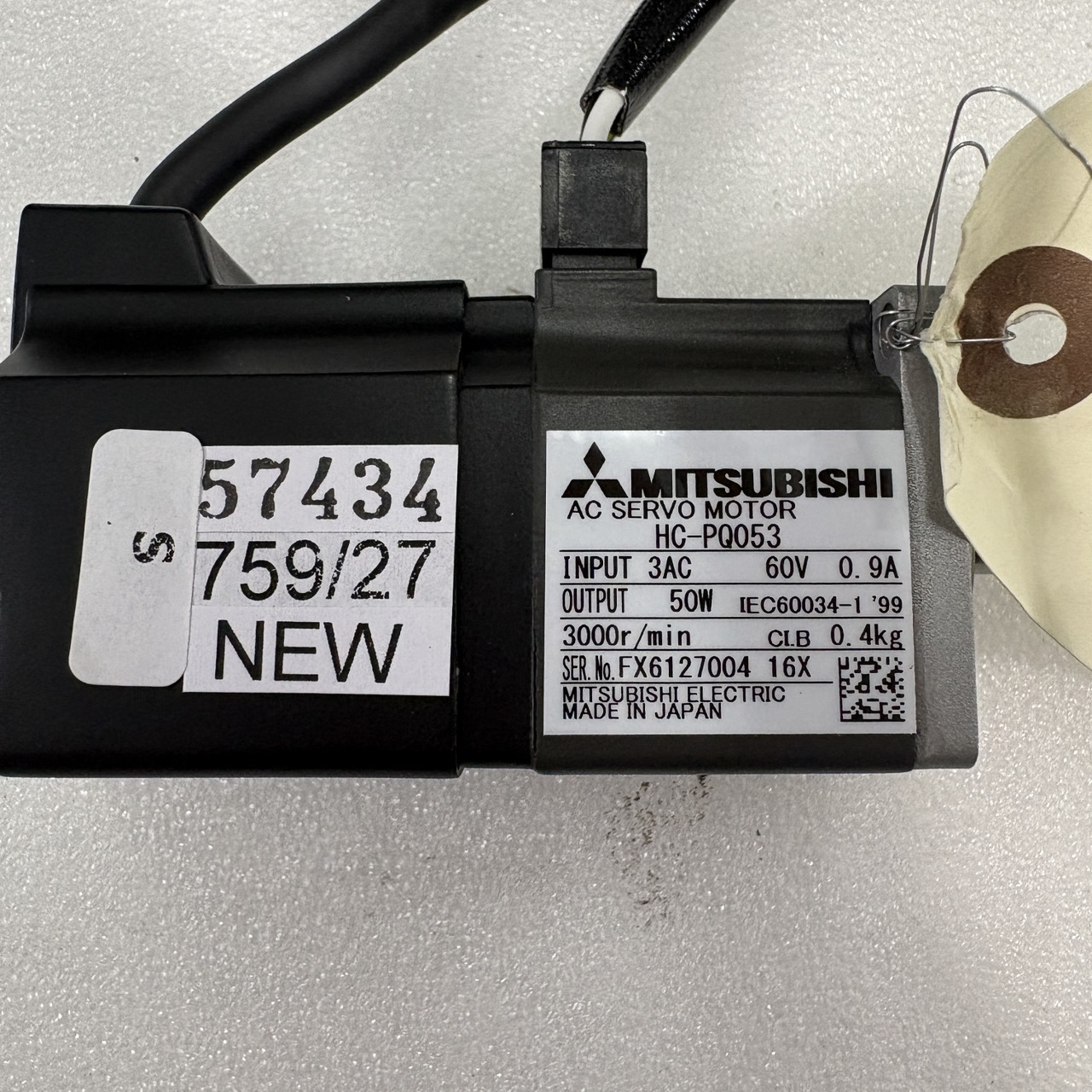 SERVO MOTOR “ MITSUBISHI ” รุ่น HC-PQ053