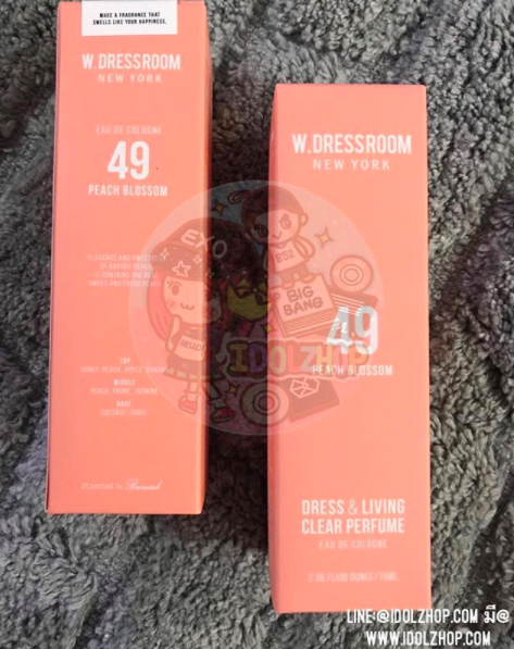 น้ำหอม #WDRESSROOM NO.49 PEACH BLOSSOM (70ml) (เอสคุปส์ #Sevanteen ใช้)