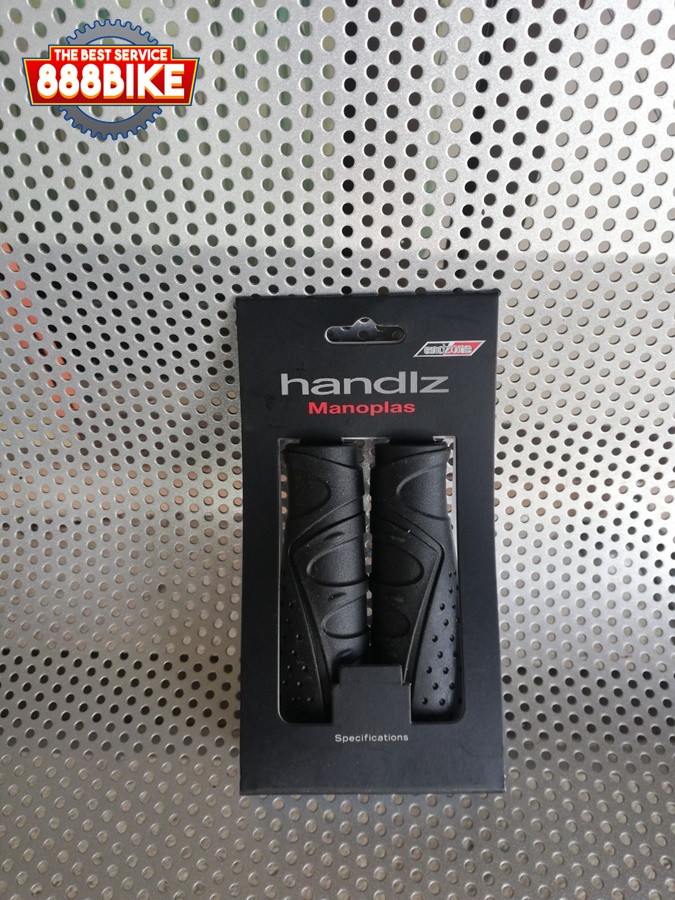 ENDZONE ปลอกแฮนด์ รุ่นปลายป่อง สีดำ/แดง และ สีดำ