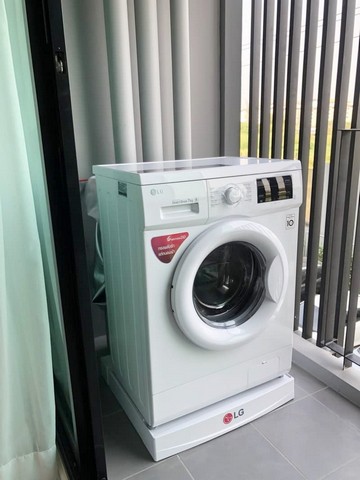 ให้เช่าคอนโด เคฟ ทาวน์ รังสิต-ม.กรุงเทพ ชั้น 3 ห้อง 24.37 ตรม.เฟอร์ครบ มีเครื่องซักผ้า