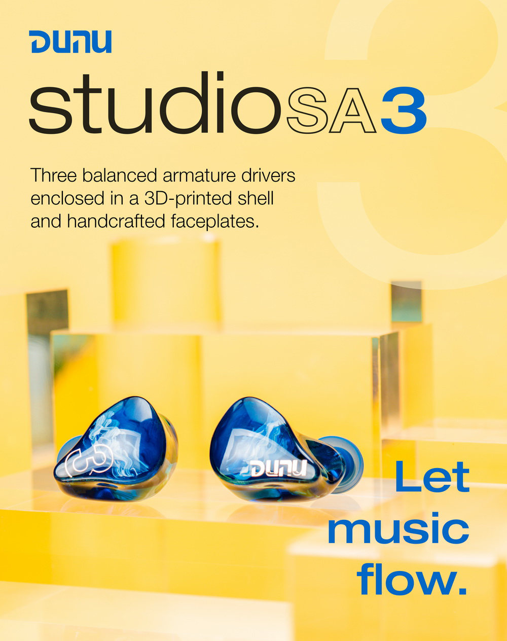 ขาย DUNU SA3 หูฟัง 3 ไดรเวอร์ (3BA) รองรับ Hi-Res