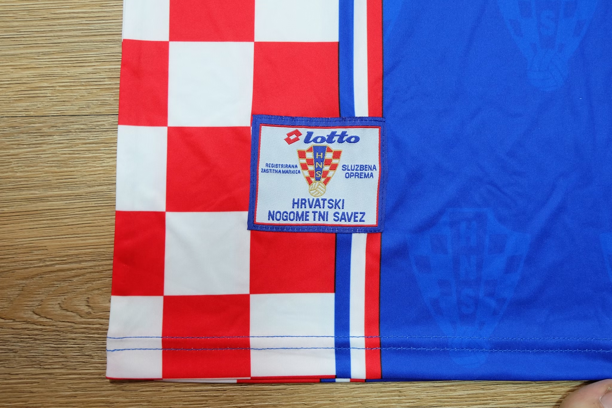 Croatia 1998 World Cup Vintage Jersey เสื้อบอลโครเอเชีย เสื้อโครเอเชียย้อนยุค HNS