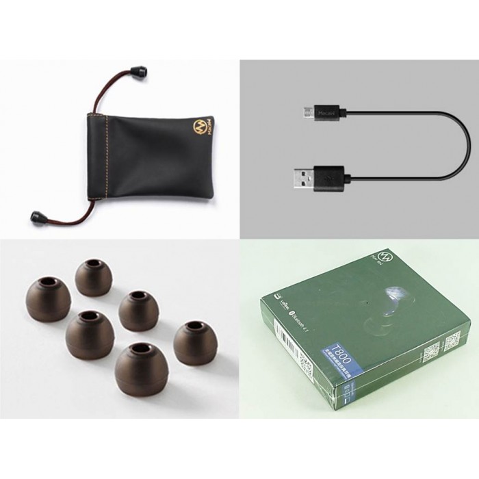 ขาย หูฟังแฟชั่นไร้สาย Macaw T800 หูฟังกันน้ำกันเหงื่อ เหมาะสำหรับการออกกำลังกาย