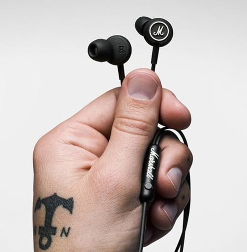 Marshall Mode หูฟัง Inear พร้อมไมค์ เบสแน่น ฟังสนุก ใส่สบาย Hybrid Inear