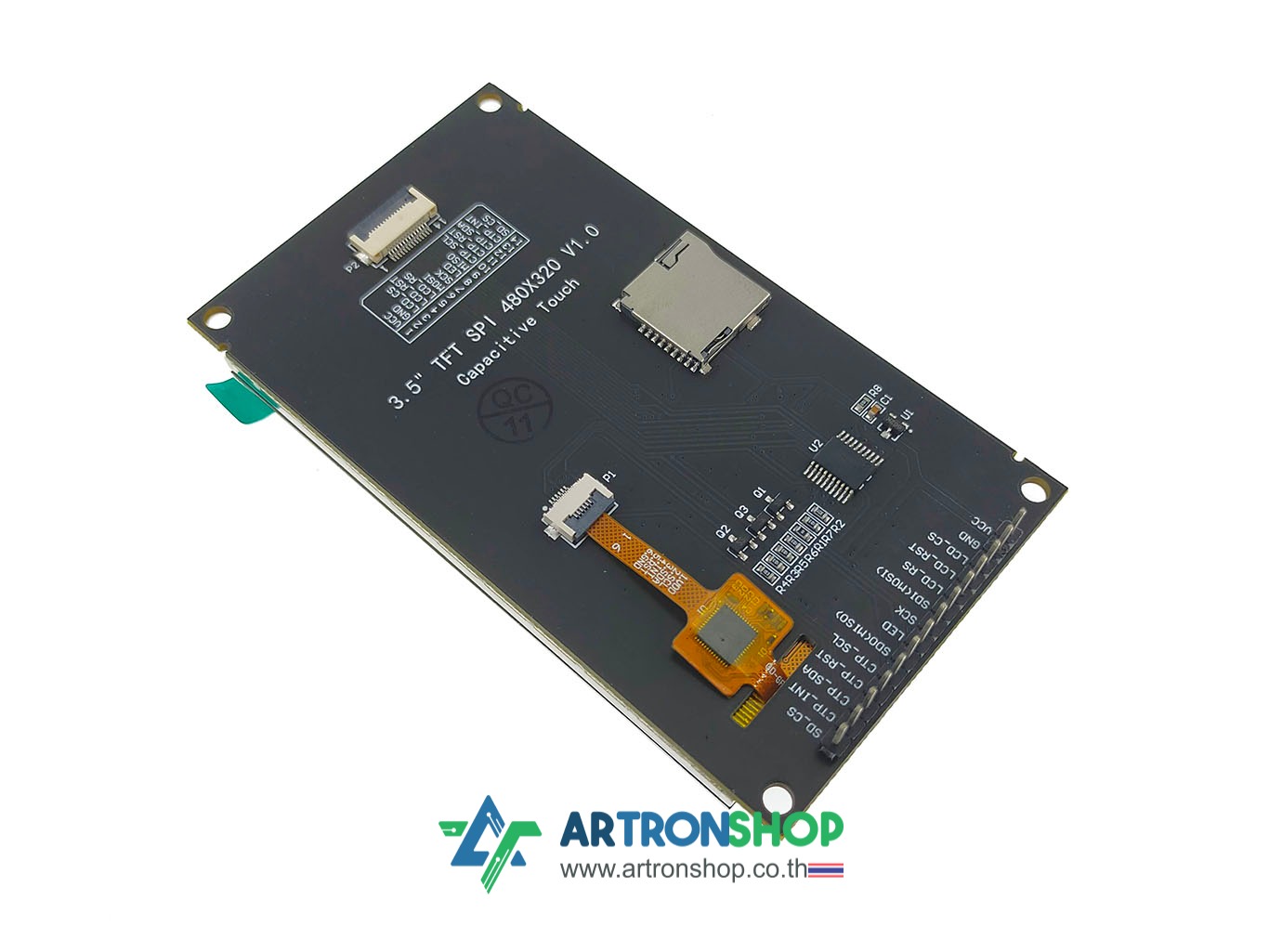 จอ TFT LCD ขนาด 3.5 นิ้ว ทัช Capacitive ST7796U 4-Wire SPI