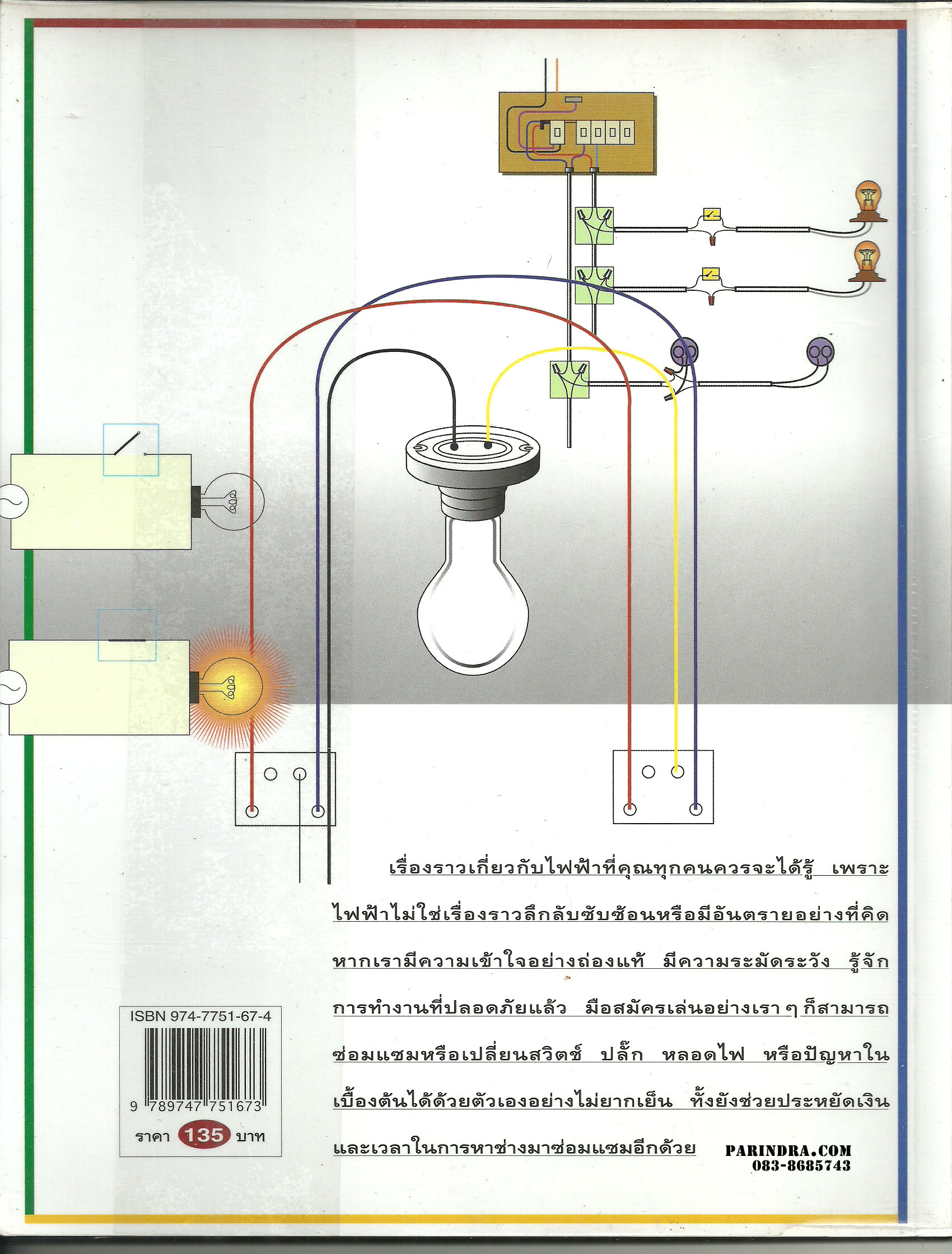 คู่มือช่างในบ้าน ชุด ช่างไฟฟ้าในบ้าน พร้อมหุ้มปกใส