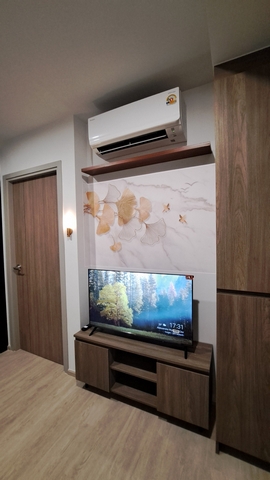 ให้เช่าคอนโด นิว ครอส คูคต สเตชัน ตึก B 27 ตร.ม.ทิศเหนือ เฟอร์ครบ มีเครื่องซักผ้า ติดรถไฟฟ้าคูคต