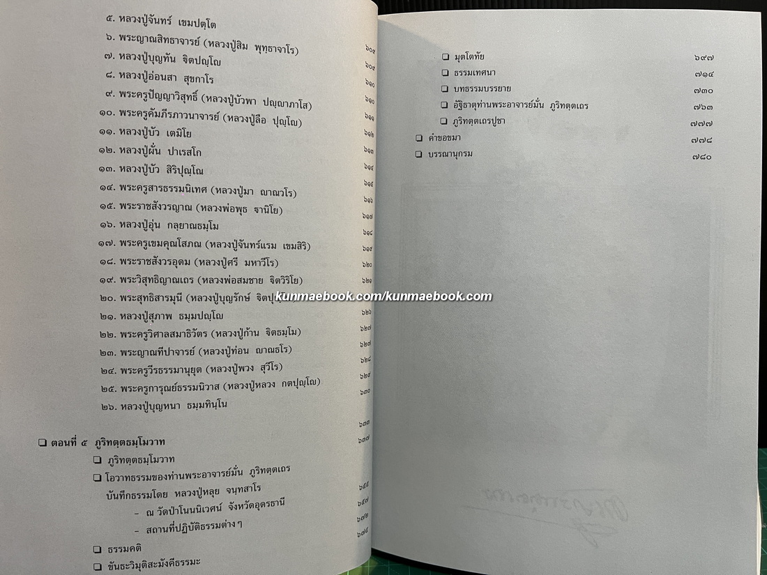 บูรพาจารย์ ชีวประวัติ ธรรมปฏิปทา และ โอวาทธรรม ของ ท่านพระอาจารย์มั่น ภูริทตฺตเถร