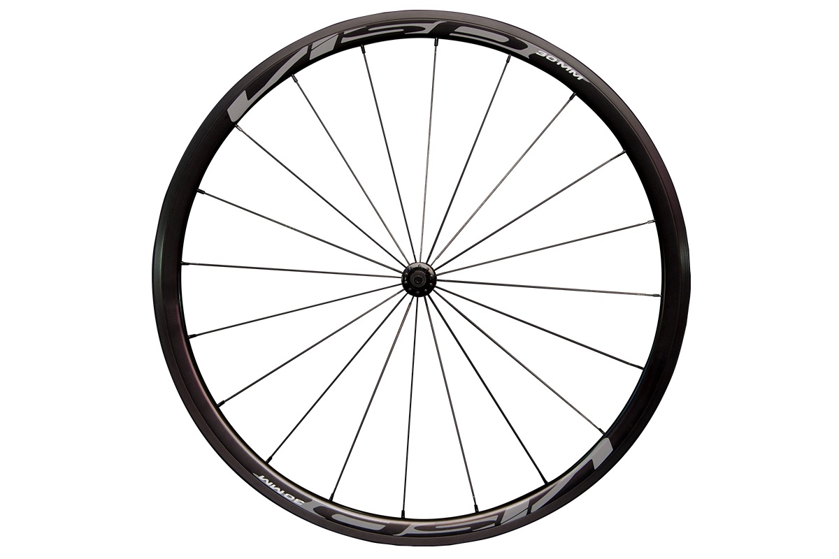 ชุดล้อเสือหมอบ VISP ALU A30 ดุมเซรามิค แบร์ริ่ง Visp Ceramic Bearing ซี่ลวดแบนแอโร่ Aero รองรับโม่ Shimano 8-11สปีด