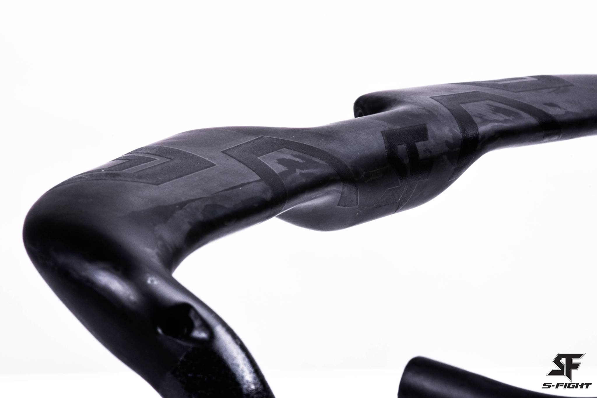 แฮนด์หมอบคาร์บอน S-FIGHT Road Handlebar FULL Carbon - S90 AERO HANDLEBAR ซ่อนสาย , Size 40m42,44cm